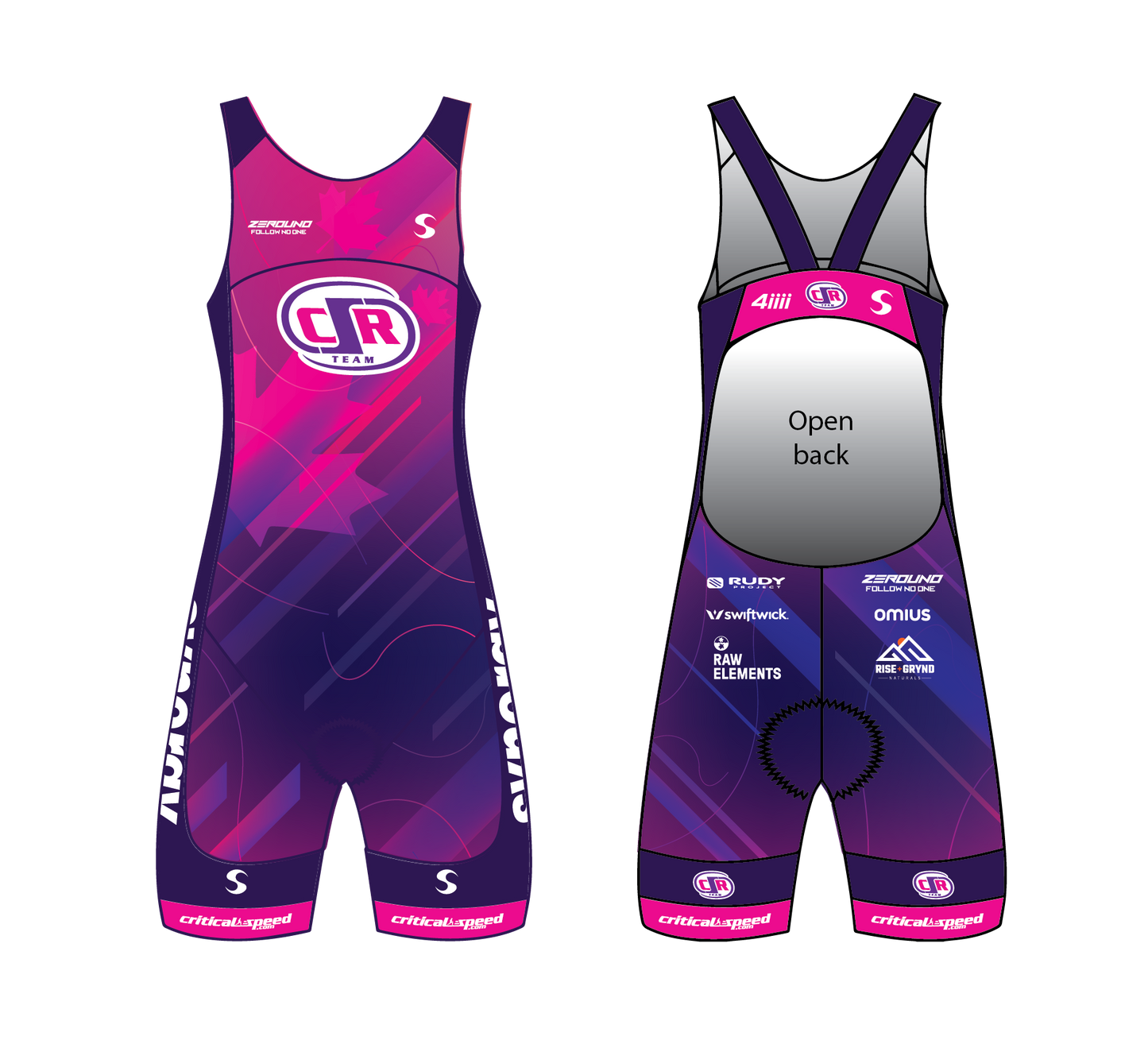 Critical Speed Women's Open Back Tri Suit