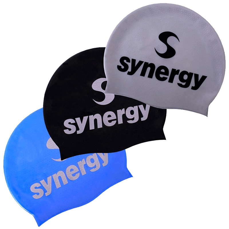 Silicone Swim Cap (3 Pack)