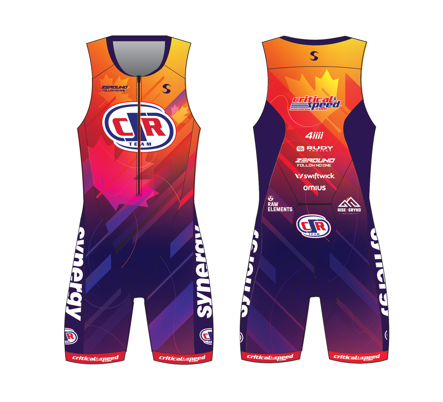 Critical Speed - Men's Elite Sleeveless Tri Suit
