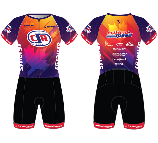 Critical Speed Men's Pro Short Sleeve Tri Suit